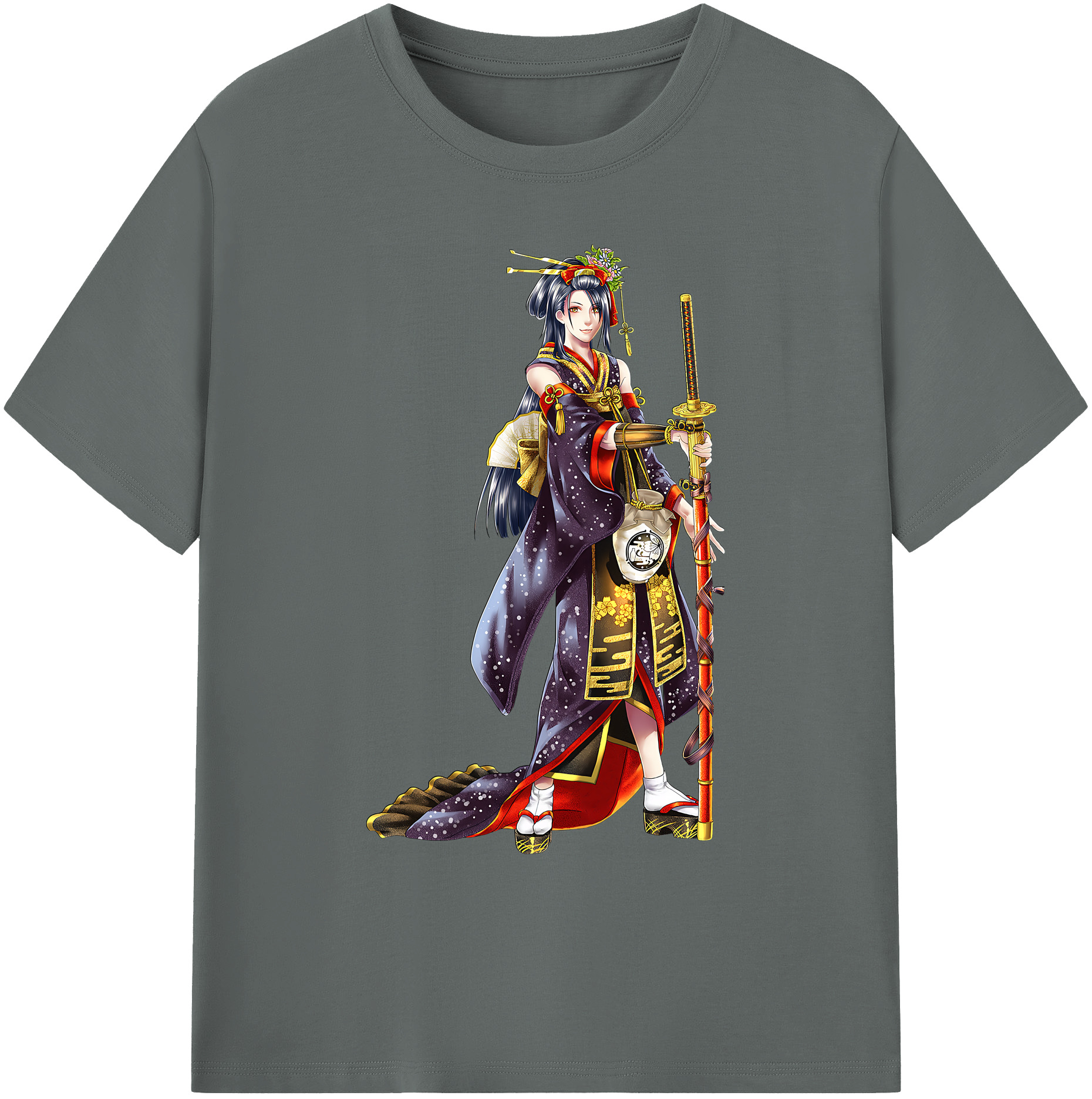 （画像用） 刀剣乱舞 Touken Ranbu 綿100％ メンズ半袖Tシャツ｜肌触りやわらか＆通気性